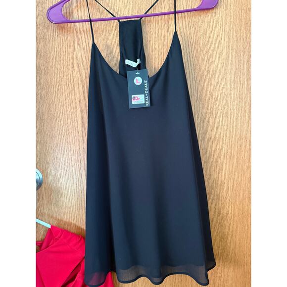 Dressy Spaghetti Strap Tank Size Large - Picture 1 of 3